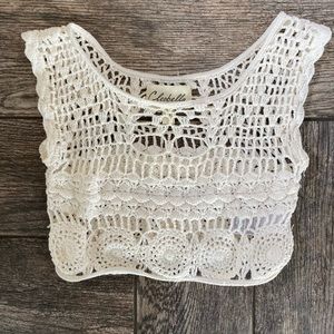 Cleobella crochet crop top
